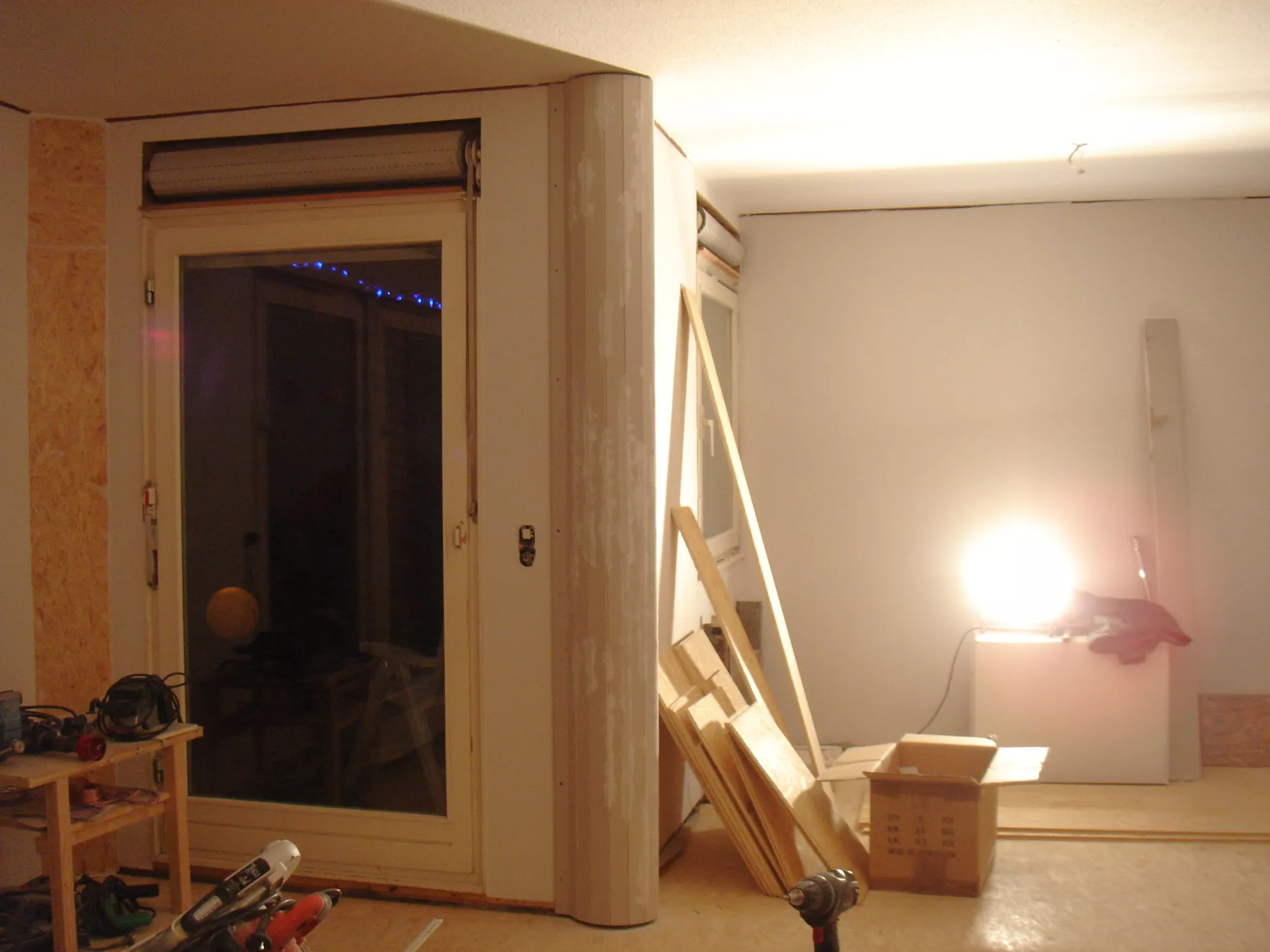 Trockenbau mit gebogenen Gipskartonplatten 