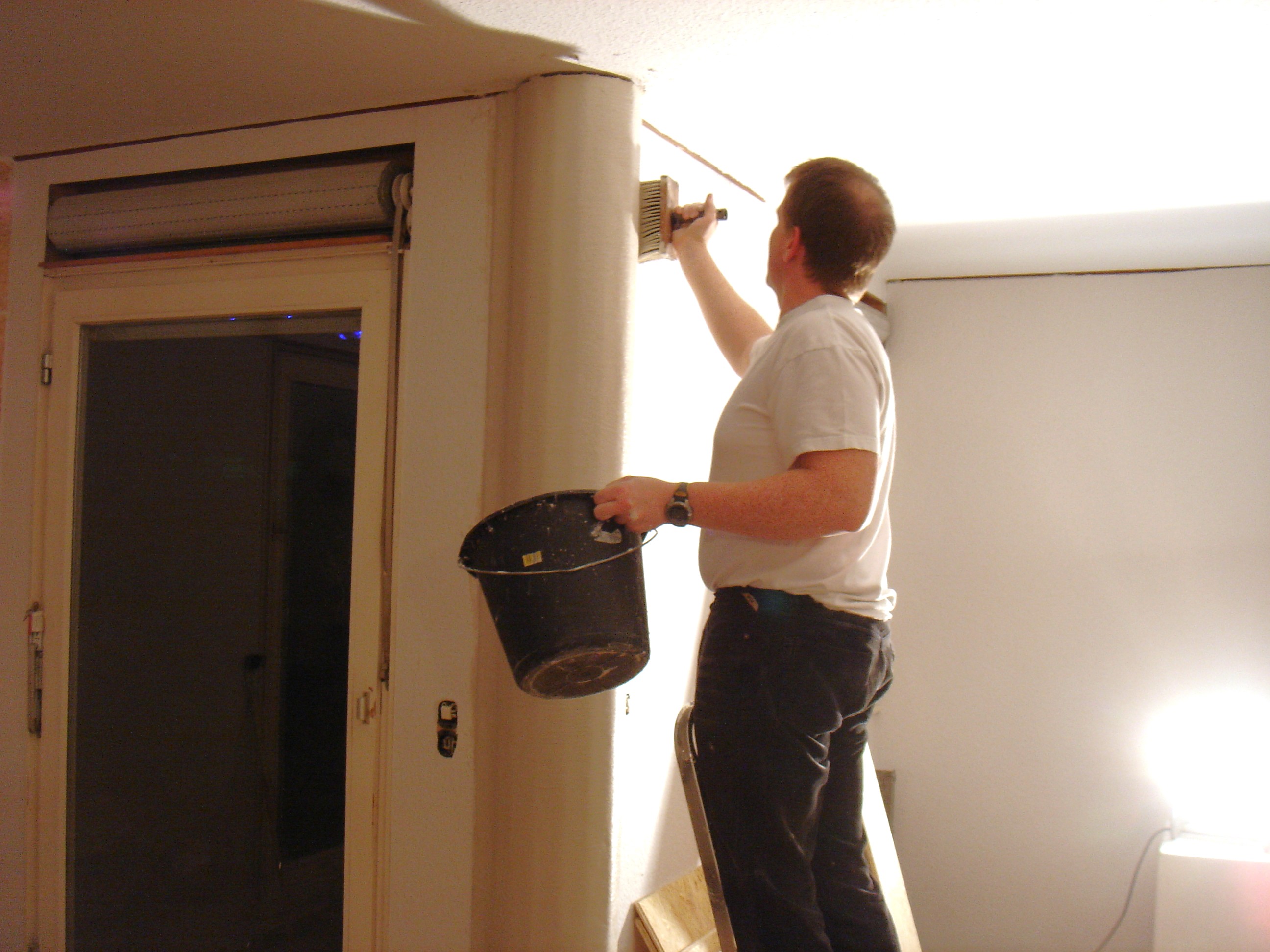 Aus Wandecken, Rundungen erschaffen