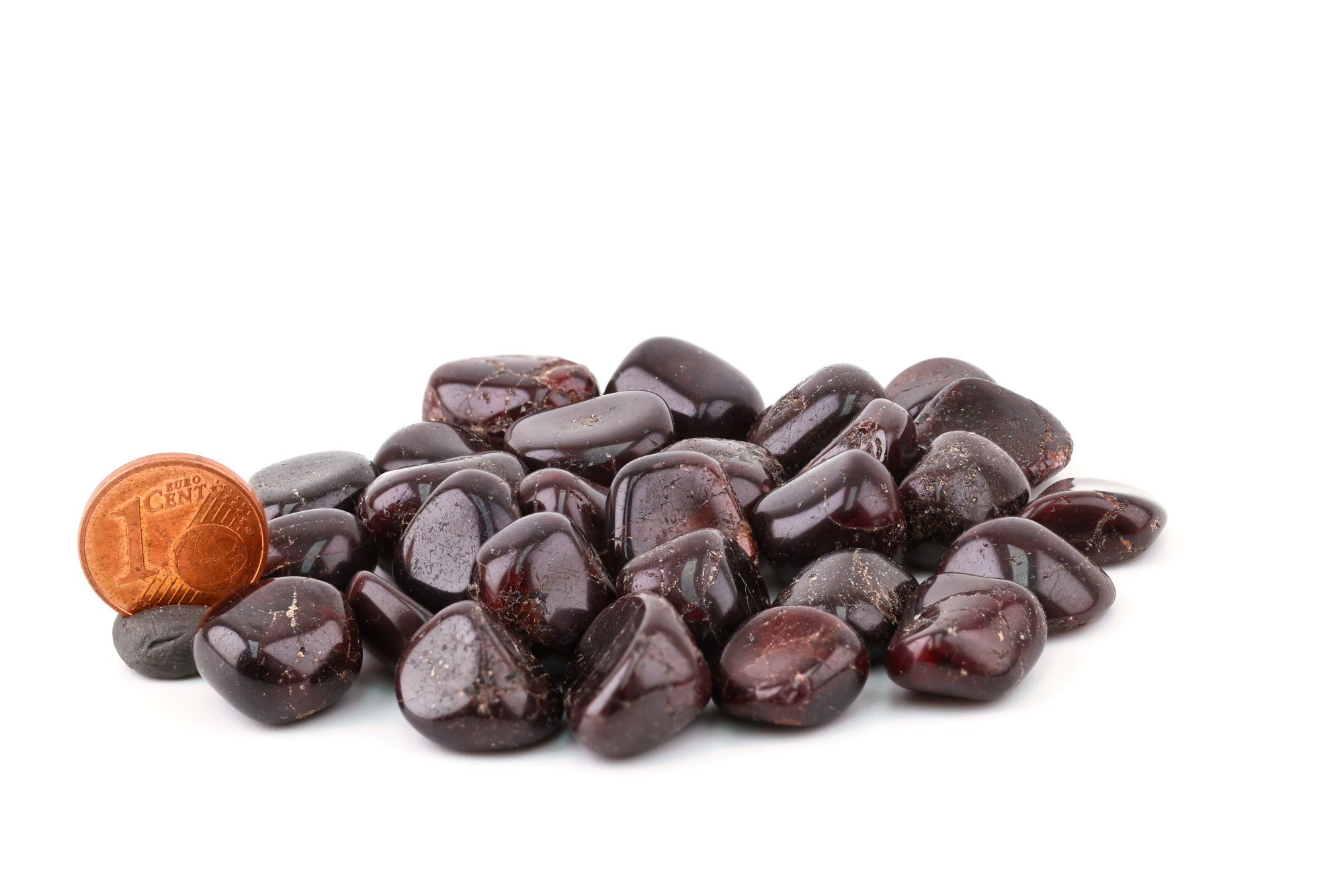 Granat mini Trommelsteine 