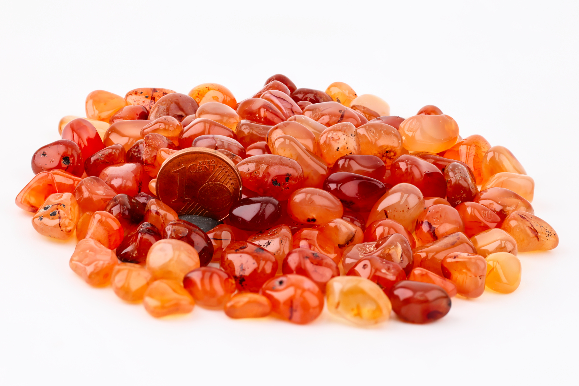 Karneol Mini Trommelsteine
