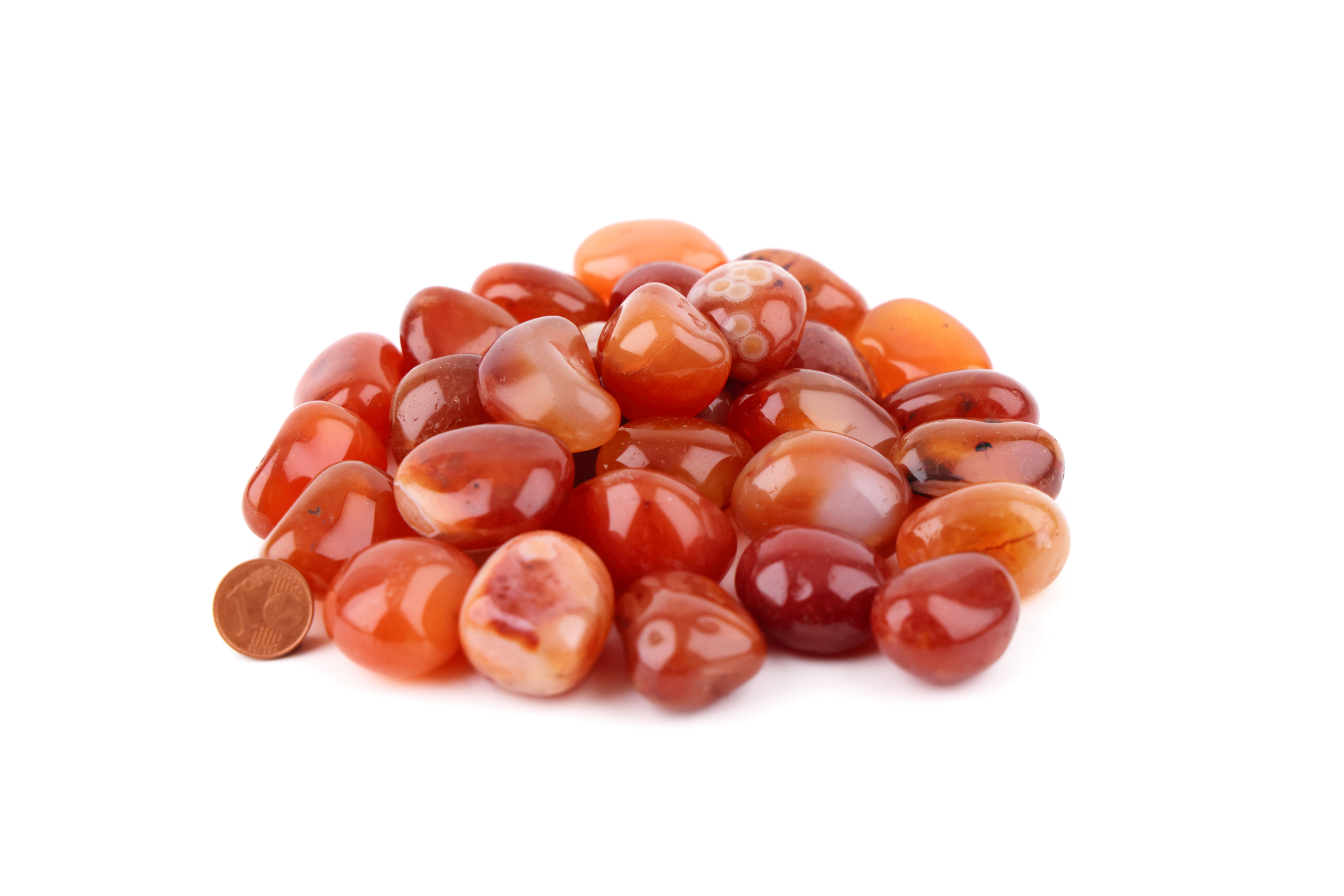 Karneol Trommelsteine (Carneol) 0,5 kg