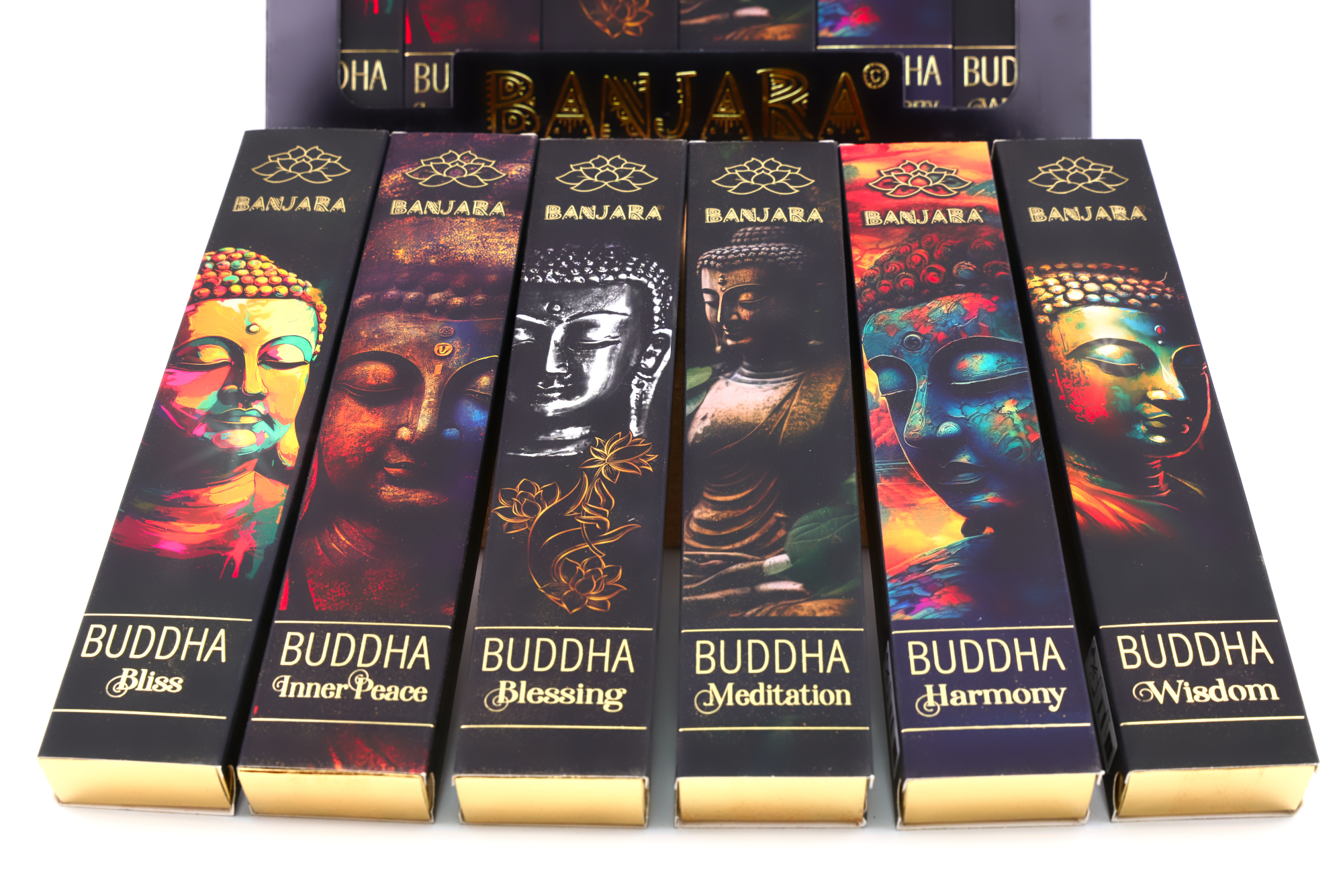 Banjara Buddha – Geschenkset mit 6 Duftsorten
