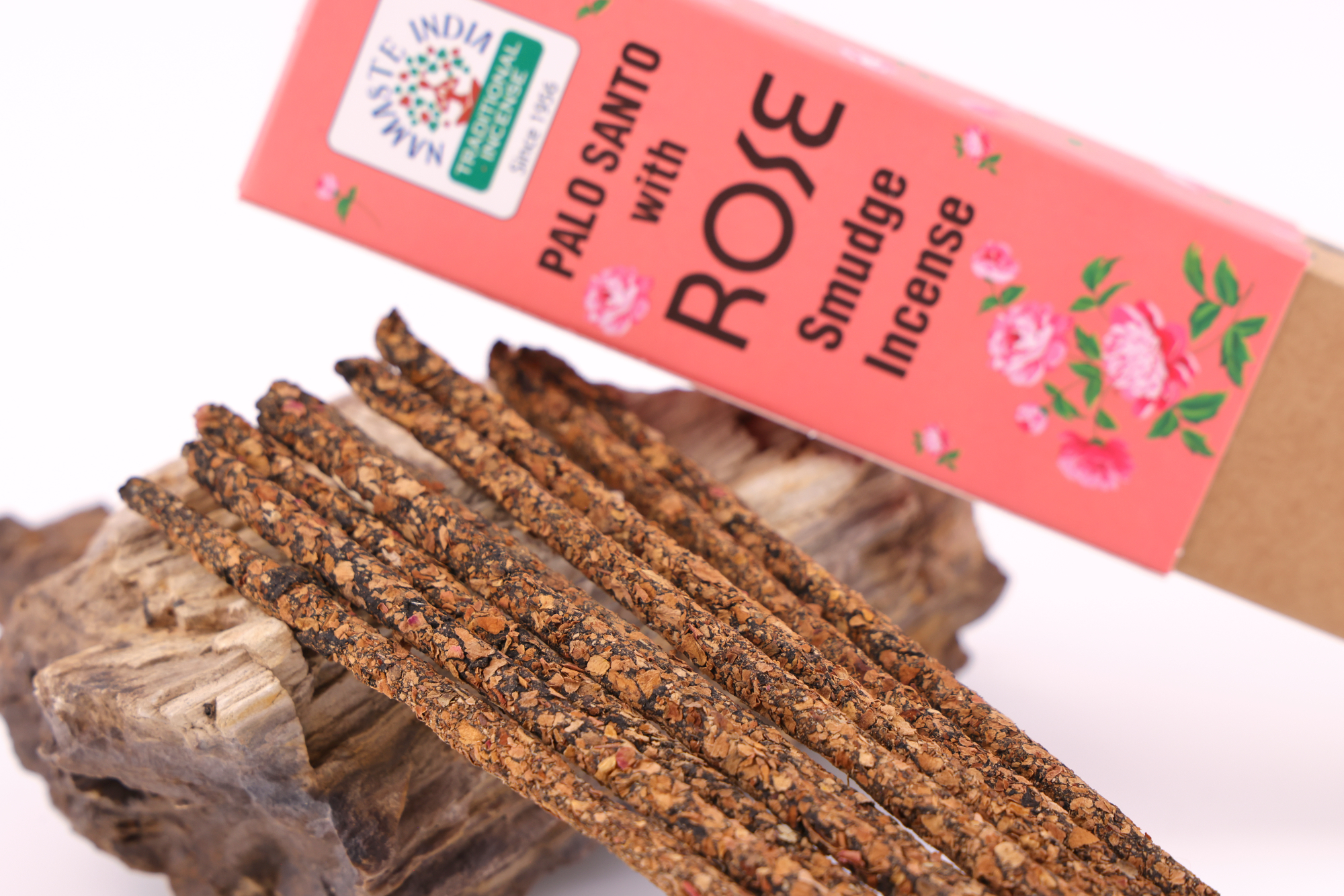 Indische Räucherstäbchen - Von der Erde inspirierte Räucherstäbchen - Rose
