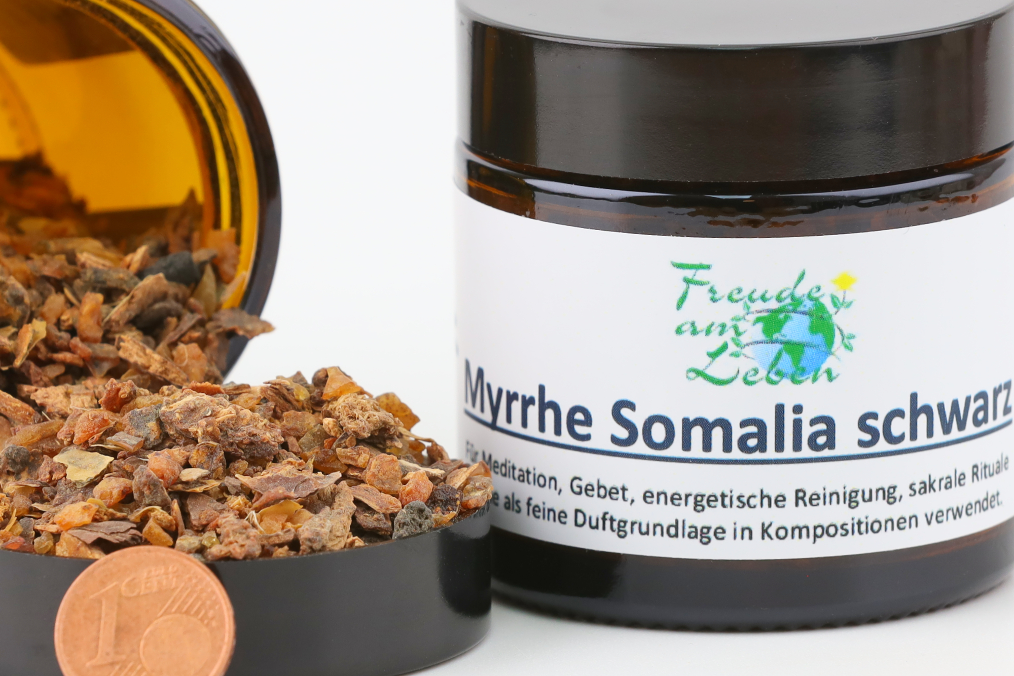 Produktbild von Myrrhe Somalia Schwarz — Naturreines, dunkel aromatisches Myrrhenharz aus Somalia.
