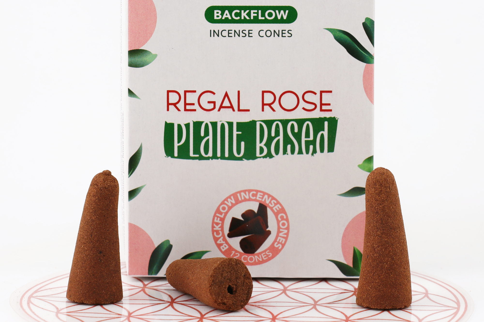 Räucherkegel auf Pflanzenbasis - Königliche Rose