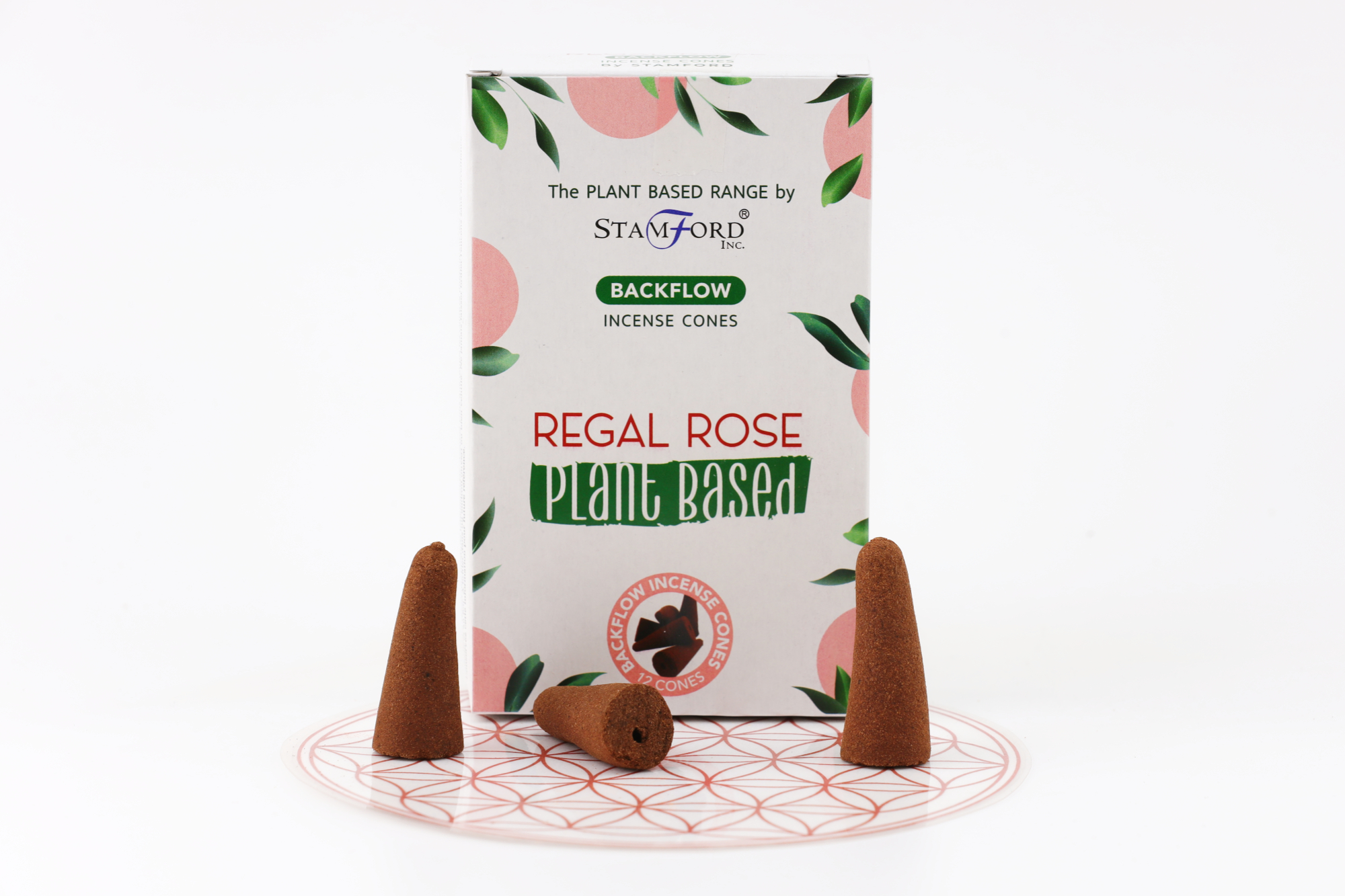 Räucherkegel auf Pflanzenbasis - Königliche Rose